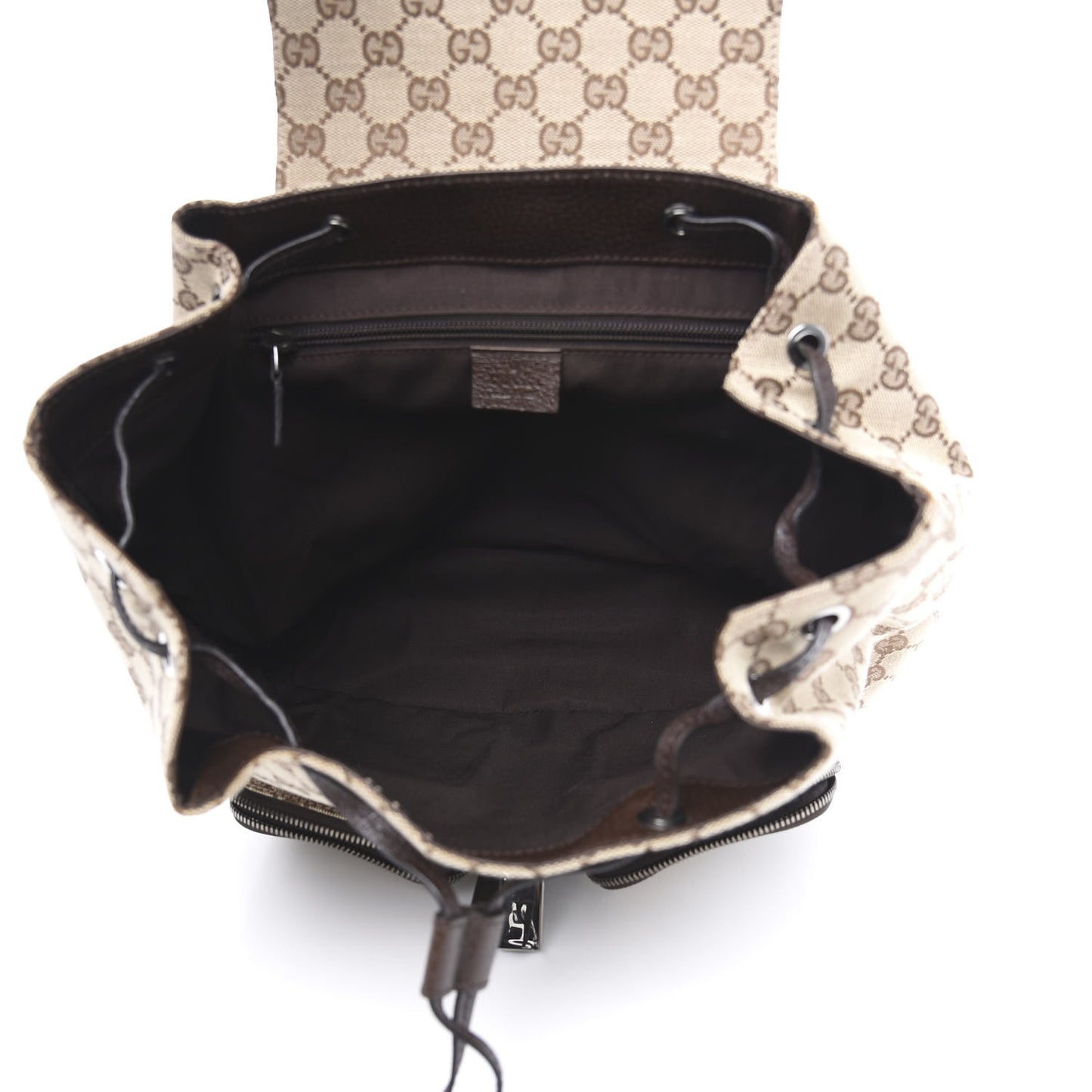 Monogram Backpack Dark Brown