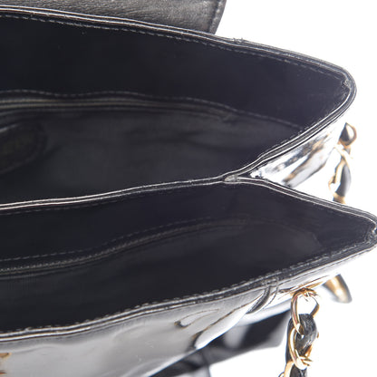 Chanel Patent Flap Shoulder Bag Black 9 of 21