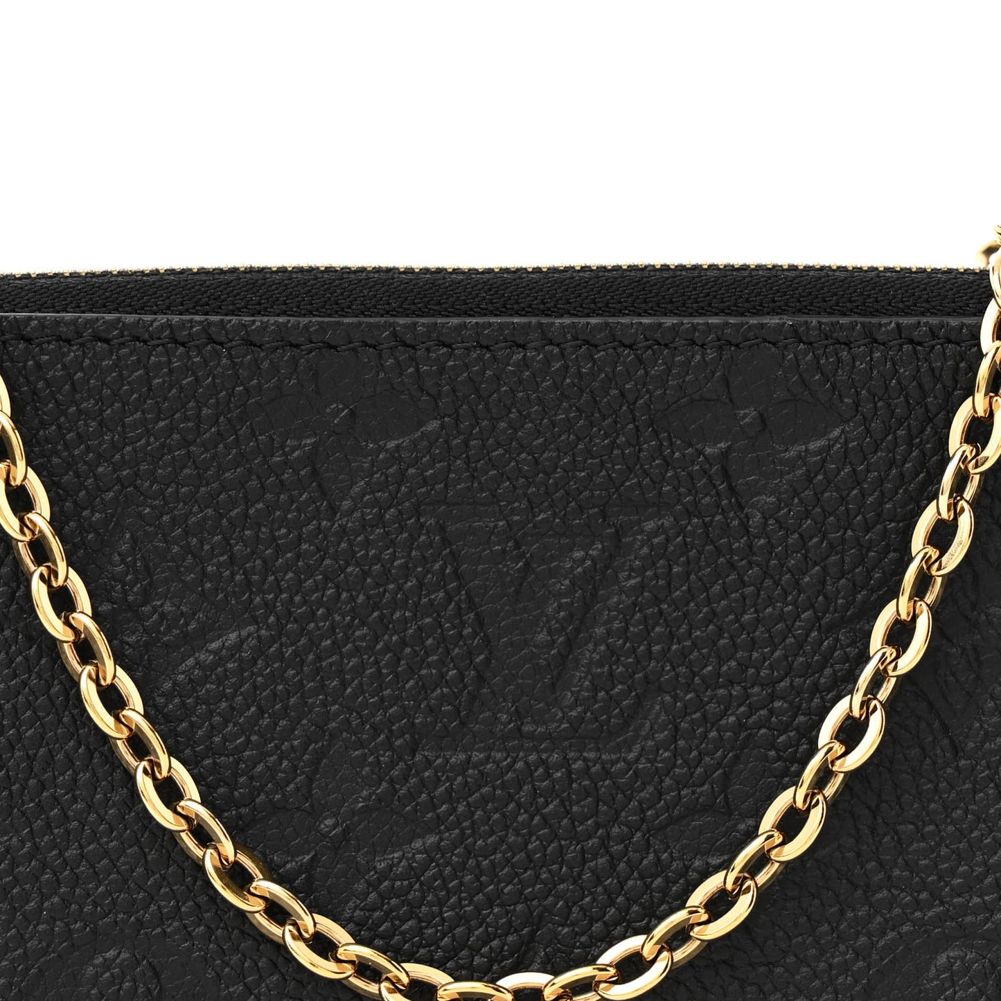 Empreinte Double Zip Pochette Black