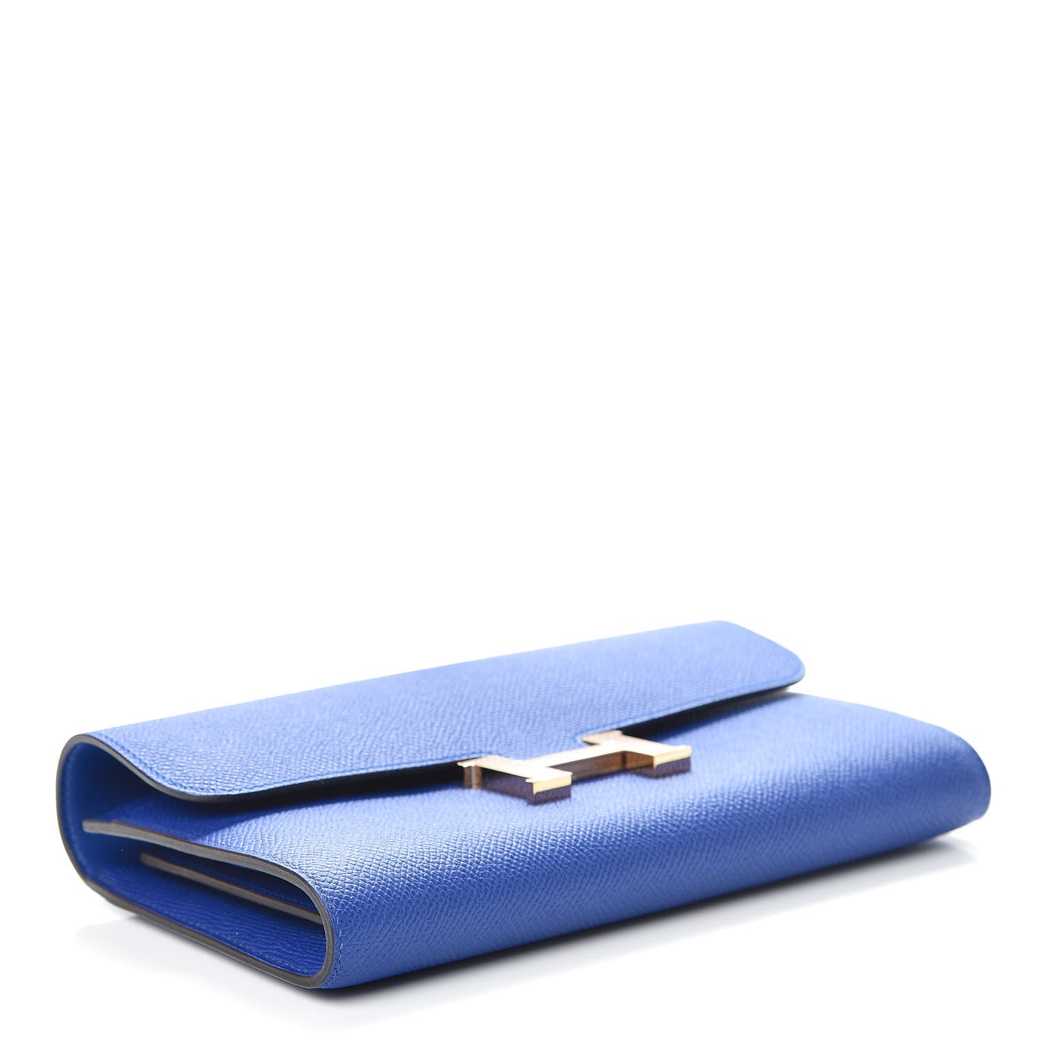 Hermes Epsom Constance Long Wallet Bleu Electrique 4 of 8