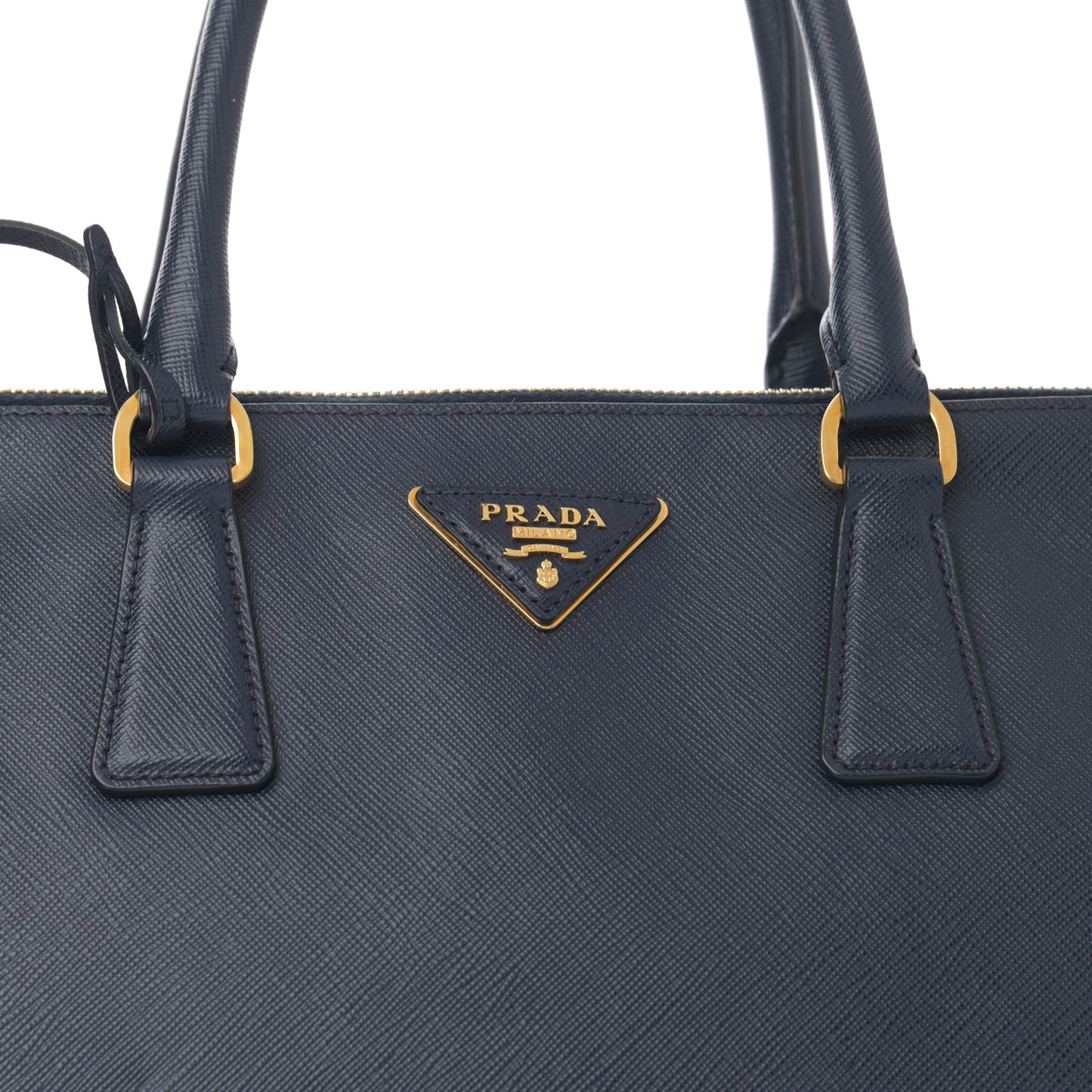 Saffiano Lux Medium Tote Bluette