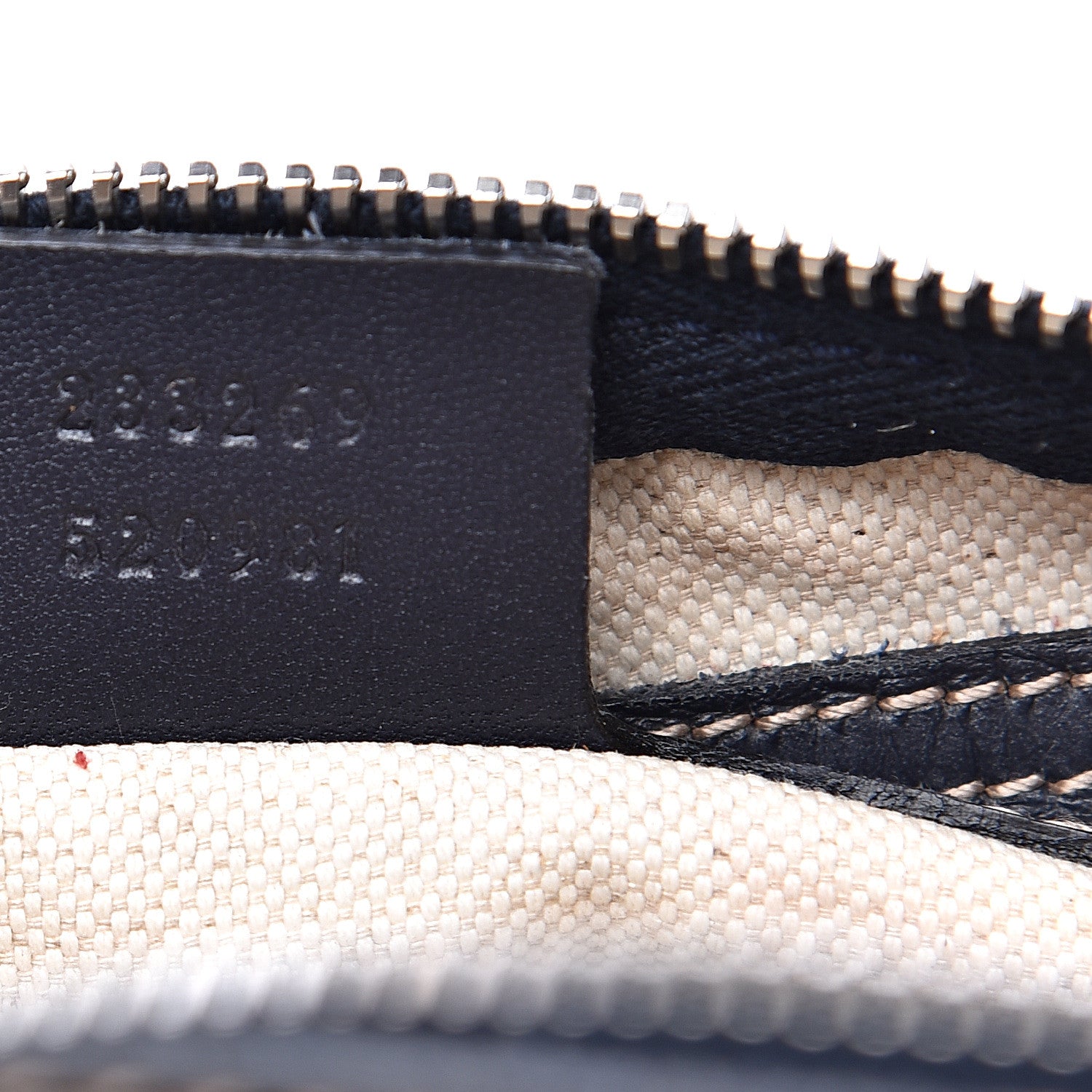 Gucci GG Supreme Monogram Belt Bag Navy 6 of 11