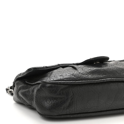 Chanel Distressed Lambskin Lady Braid Flap Black 9 of 10