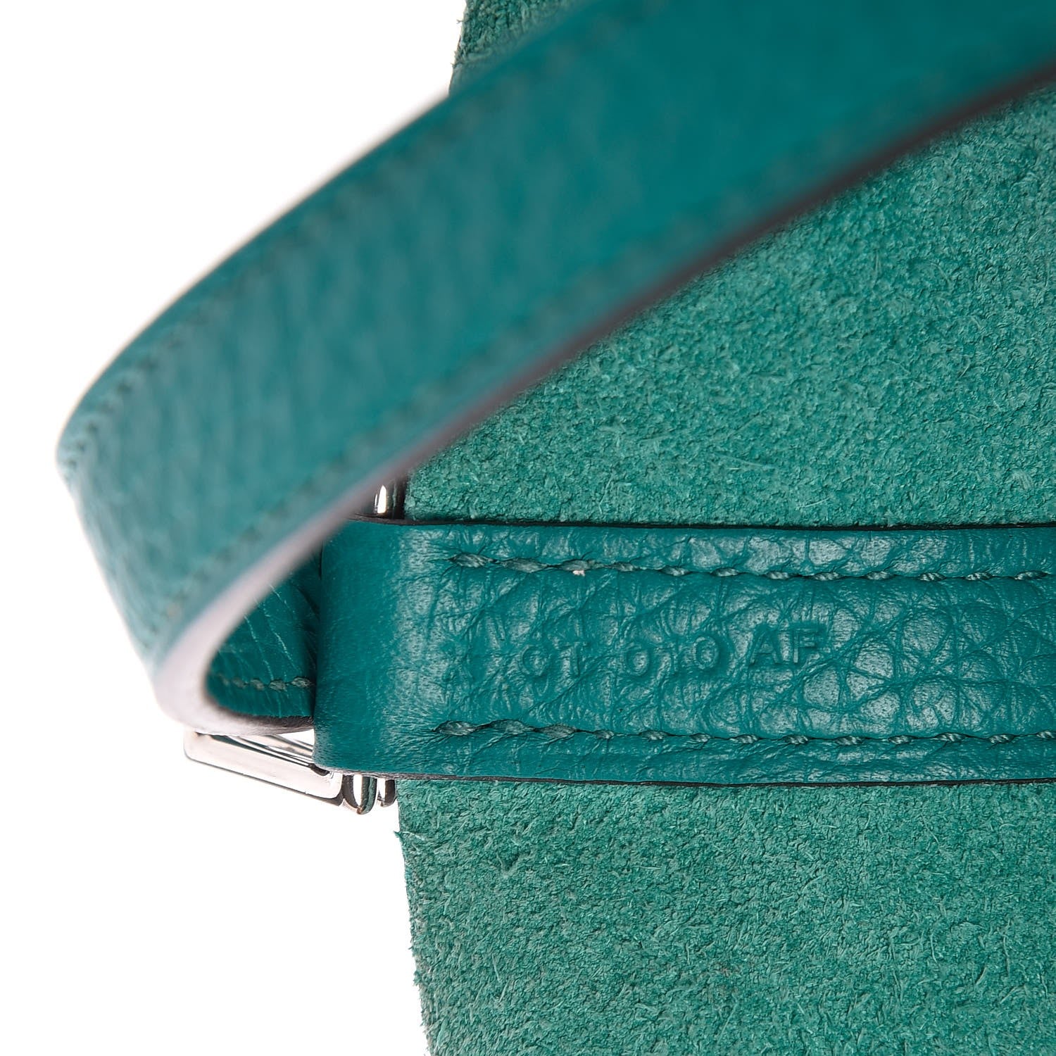 Hermes Taurillon Clemence Picotin Lock 18 PM Bleu Paon 7 of 8