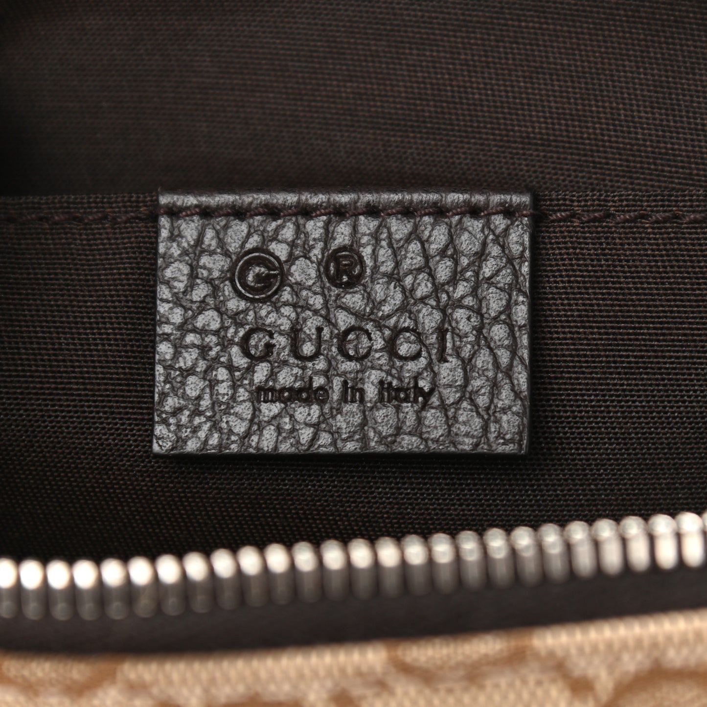 Monogram Belt Bag Dark Brown