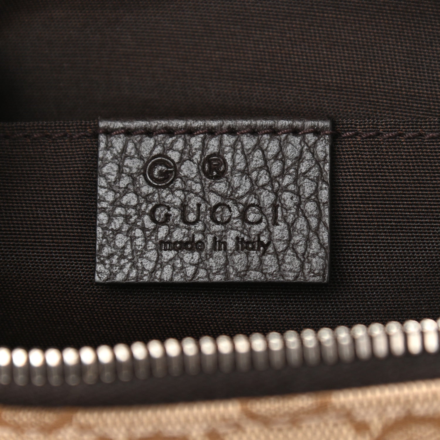 Gucci Monogram Belt Bag Dark Brown 6 of 12