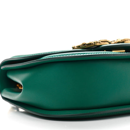 Dolce & Gabbana Smooth Calfskin Small DG Amore Shoulder Bag Dark Emerald 8 of 9