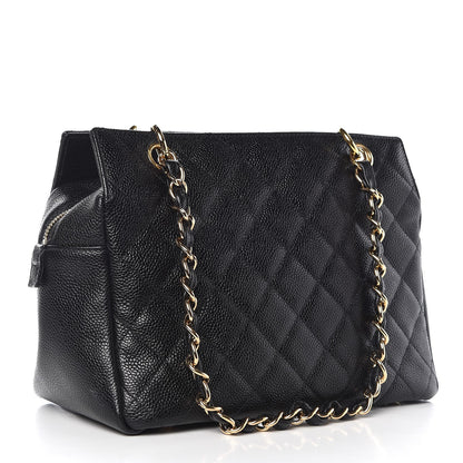 Chanel Caviar Quilted Petit Timeless Tote PTT Black 3 of 13