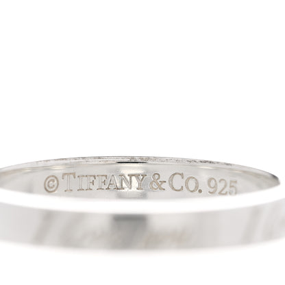 Tiffany Sterling Silver I Love You Band Ring 56 7.5 5 of 5