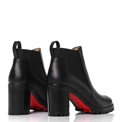 Christian Louboutin Calfskin Marchacroche 70 Chelsea Boots 36 Black 4 of 7