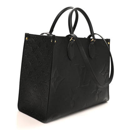 Louis Vuitton Empreinte Monogram Giant Onthego PM Black 3 of 9