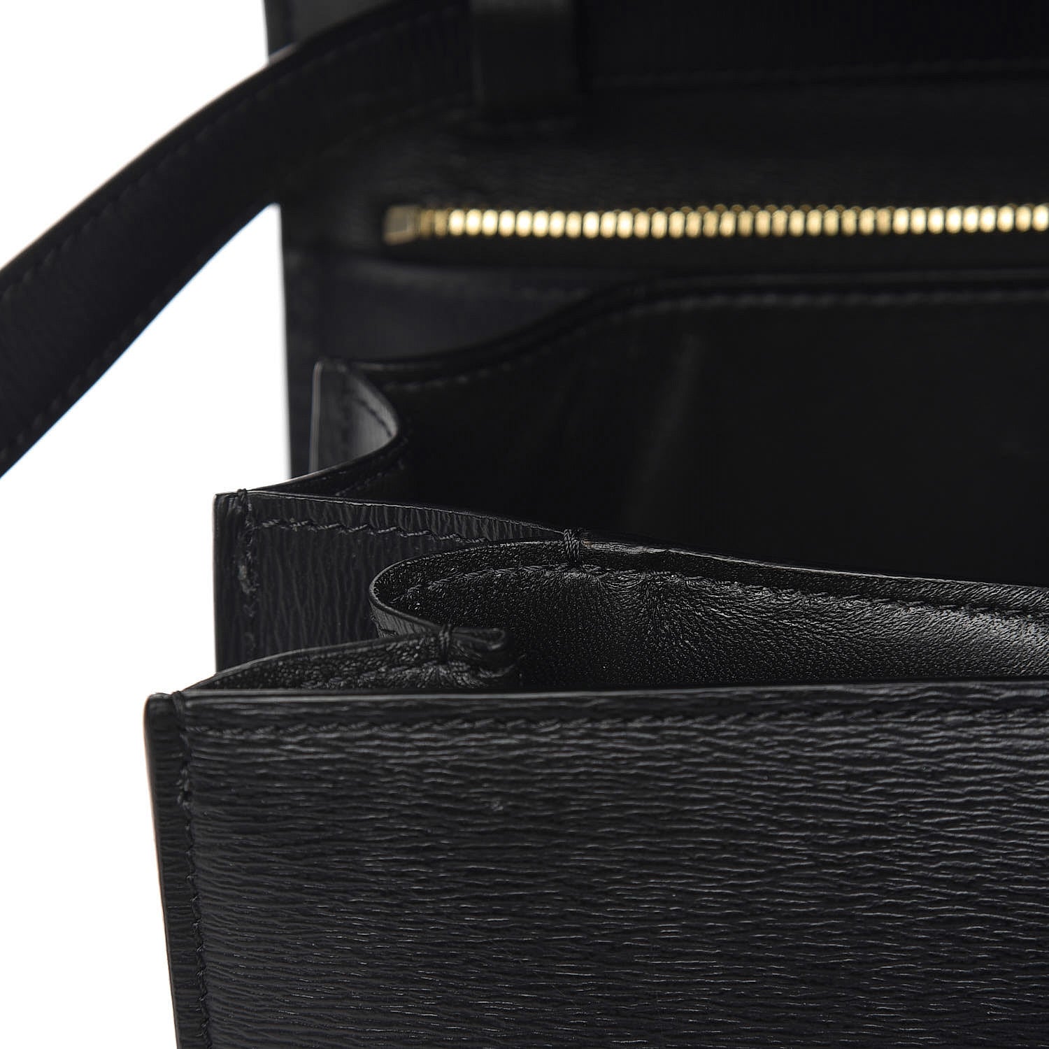 Celine Liege Calfskin Medium Classic Box Flap Bag Anthracite 10 of 17