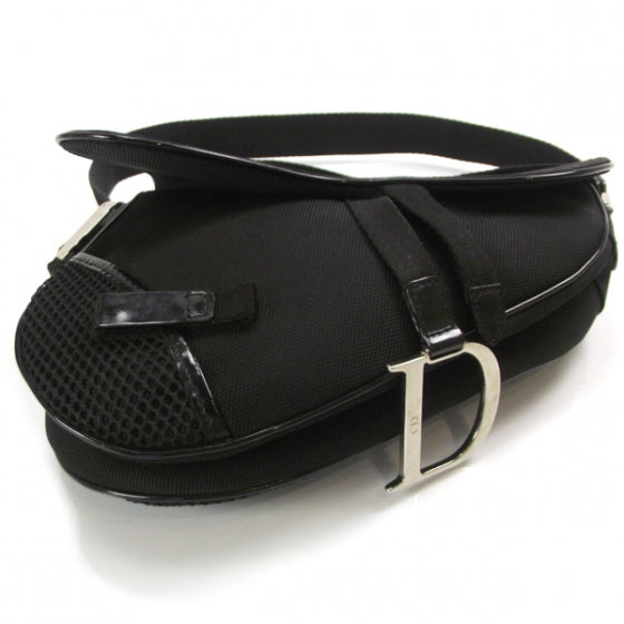 Christian Dior Canvas Mesh Sport Saddle Bag 4 of 8