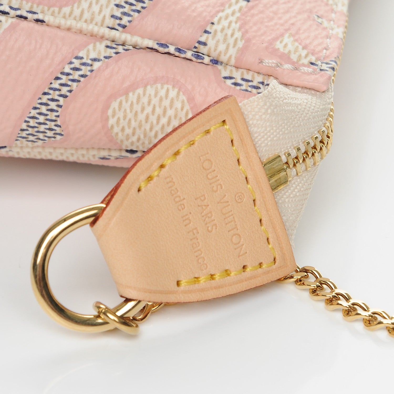 Louis Vuitton Damier Azur Tahitienne Mini Pochette Accessories 6 of 7