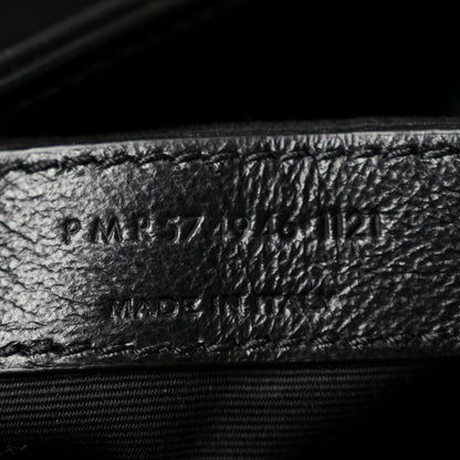 Saint Laurent Calfskin Y Quilted Monogram Monochrome Large Loulou Chain Satchel Black 7 of 14