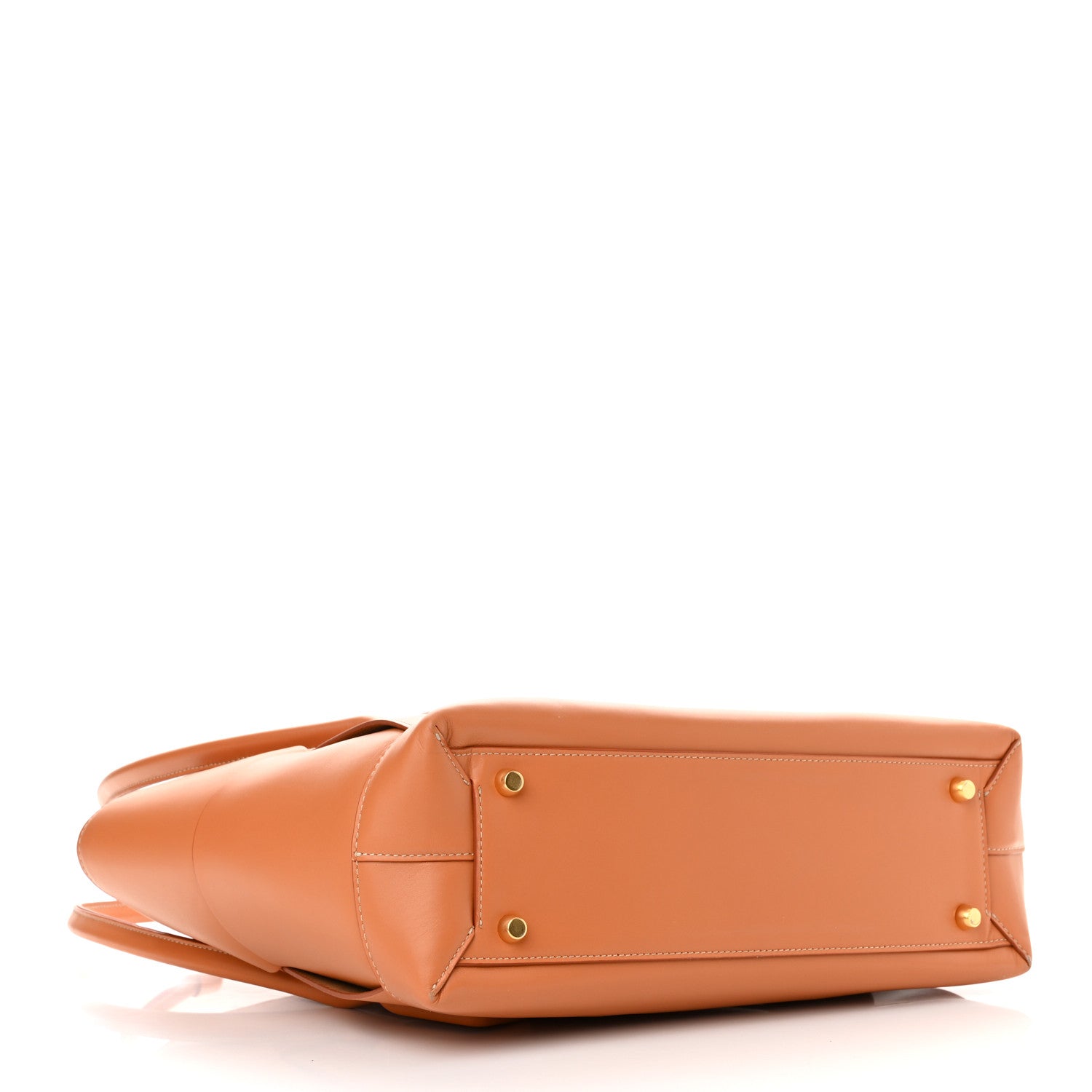 Bottega Veneta French Calfskin Maxi Intrecciato Medium Arco Caramel 3 of 8