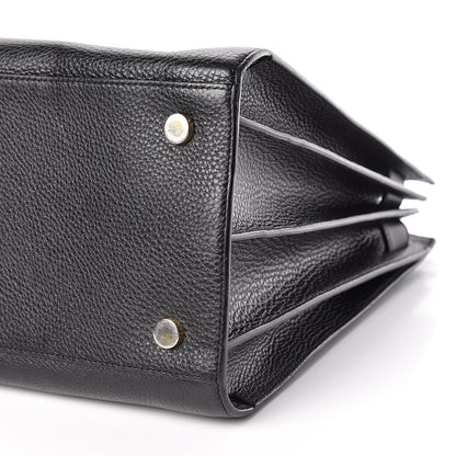 Saint Laurent Grained Calfskin Large Sac De Jour Carryall Black 10 of 12