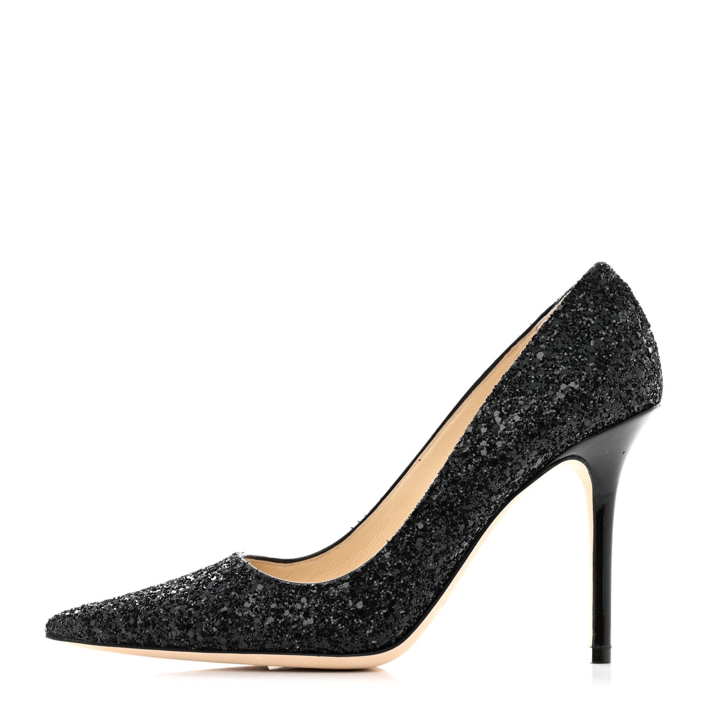 Coarse Glitter Abel 100 Pumps 37.5 Black