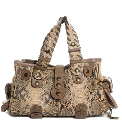 Chloe Python Silverado Tote Beige 1 of 7
