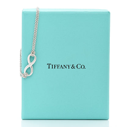 Tiffany Sterling Silver Infinity Double Chain Bracelet 5 of 5