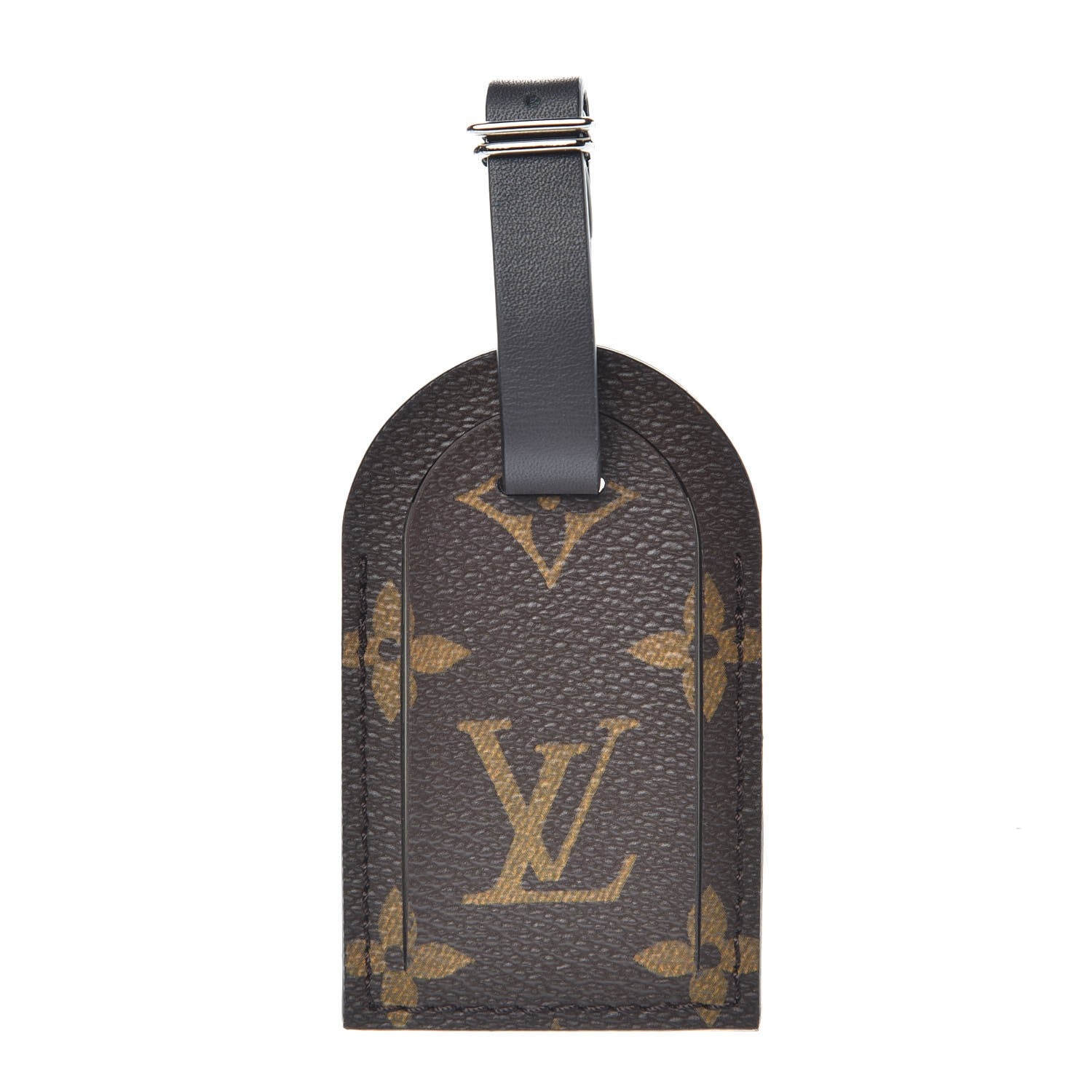 Louis Vuitton Monogram Luggage Tag Black 1 of 3