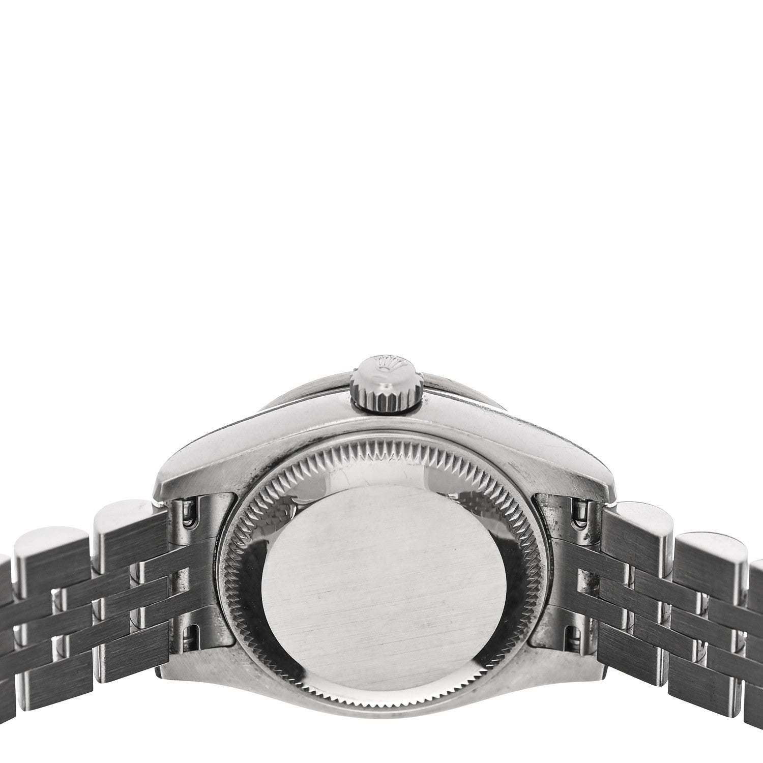 Rolex Stainless Steel 18K White Gold Diamond Mother of Pearl 26mm Oyster Perpetual Datejust Watch 179384 4 of 5
