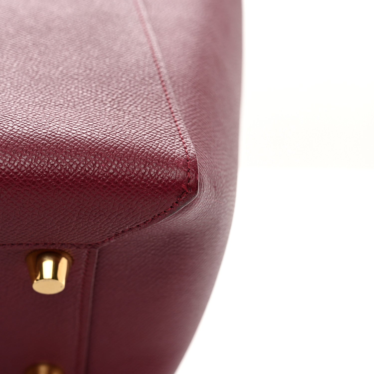 Celine Grained Calfskin Mini Belt Bag Plum 10 of 11