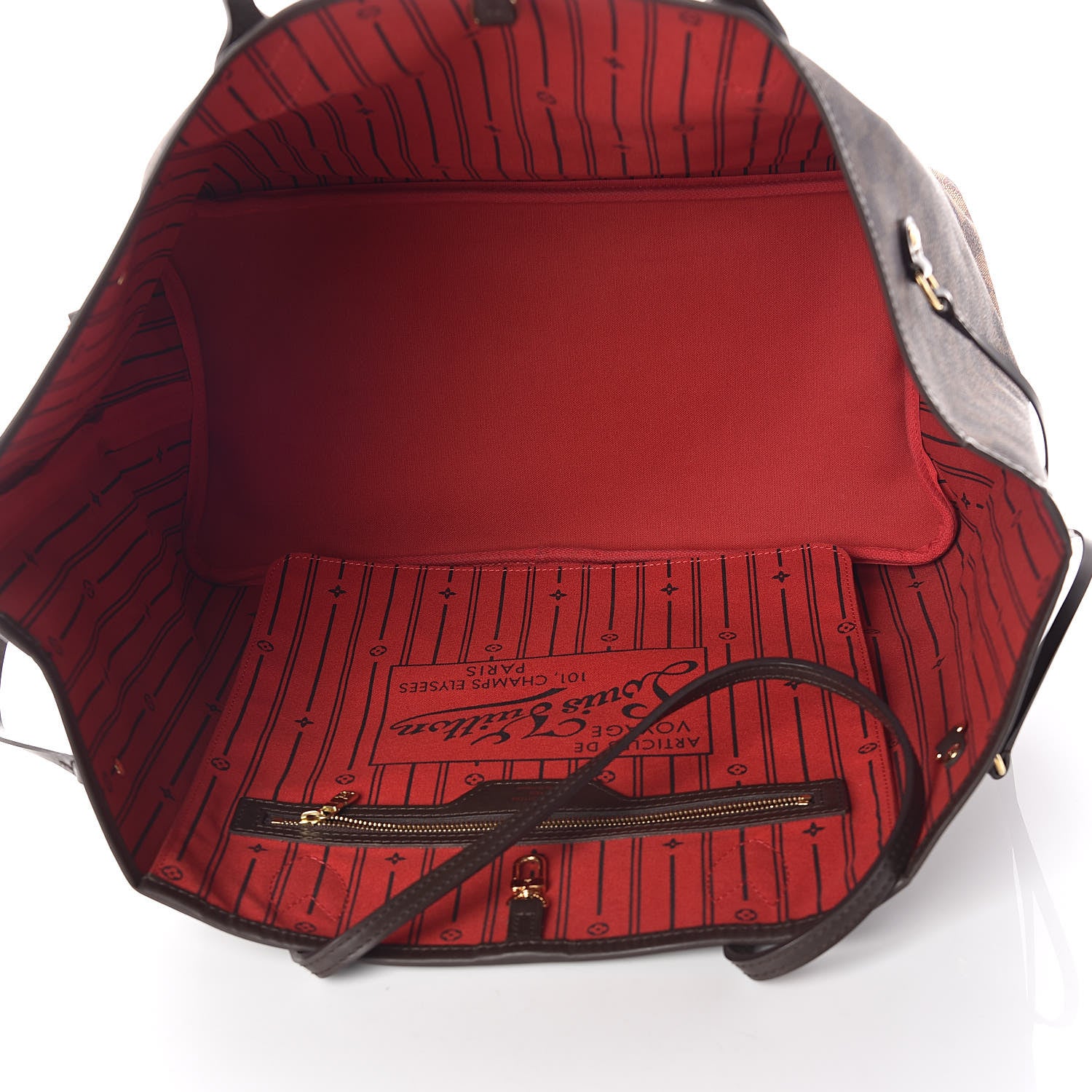 Louis Vuitton Damier Ebene Neverfull GM 5 of 10