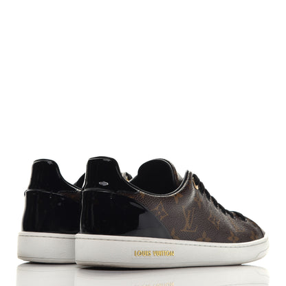 Louis Vuitton Patent Monogram Frontrow Sneakers 38 4 of 11