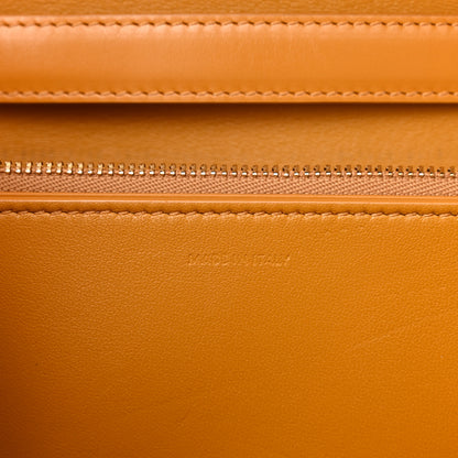 Celine Smooth Calfskin Medium Classic Box Flap Bag Daffodil 6 of 18