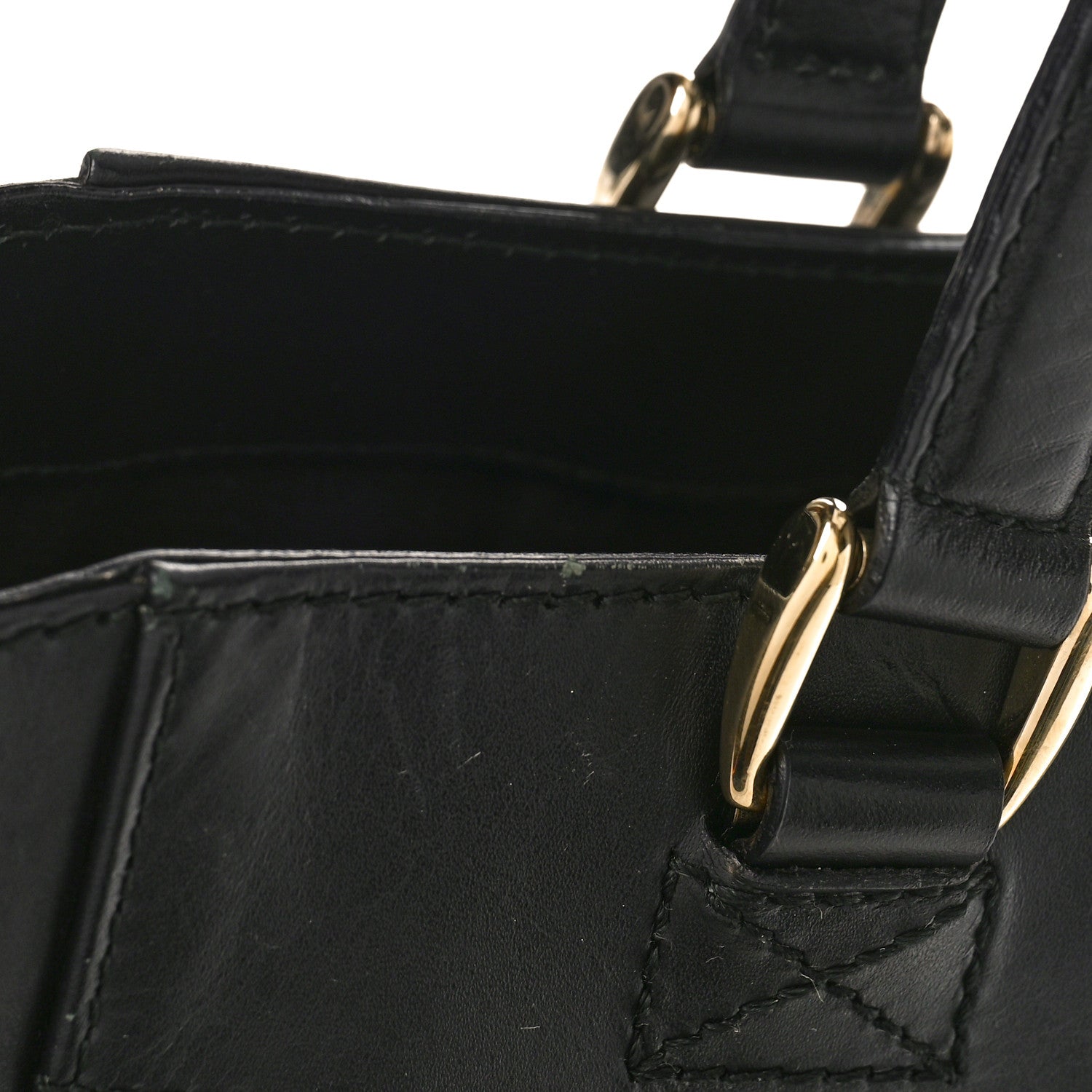Gucci Monogram Crest Tote Black 10 of 14