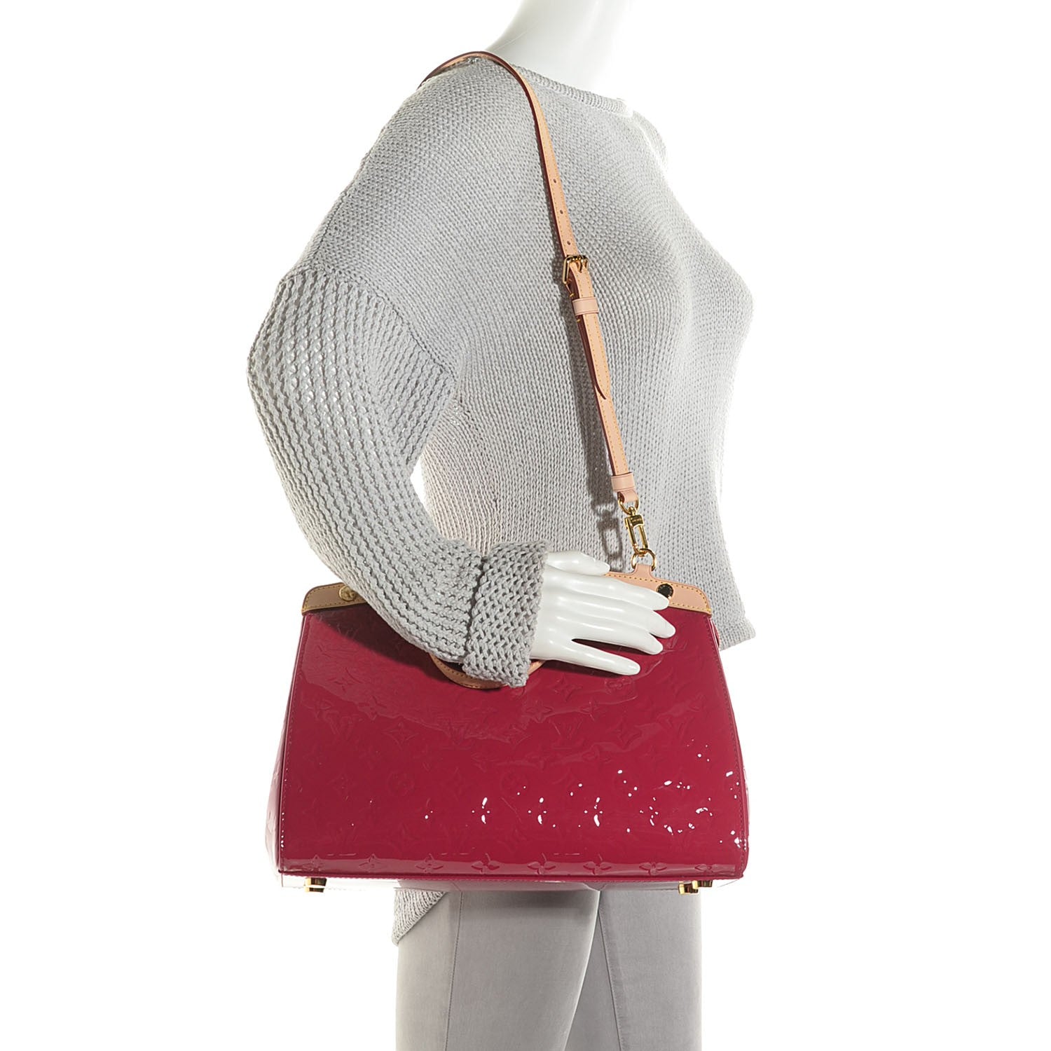 Louis Vuitton Vernis Brea MM Rose Indien 2 of 7