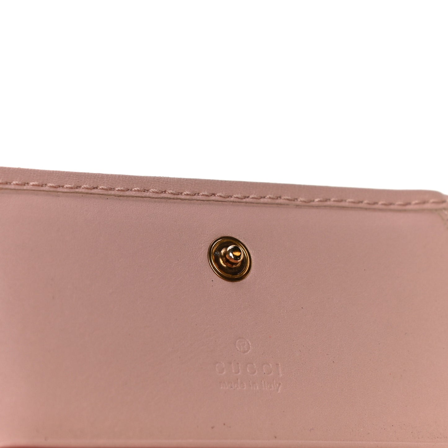 Calfskin Matelasse GG Marmont Card Case Wallet Perfect Pink