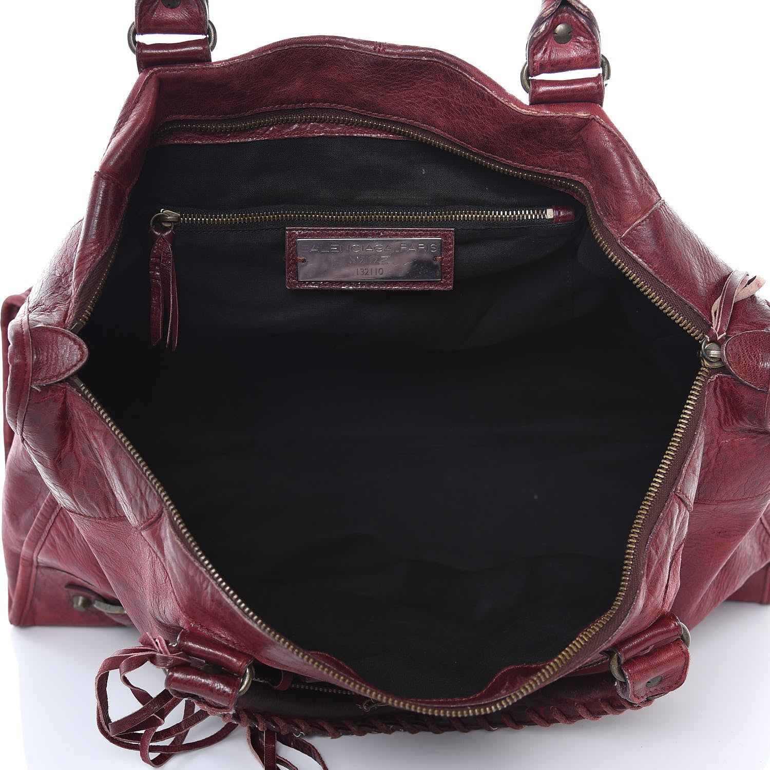 Balenciaga Chevre Classic Hardware Work Rouge Vif 5 of 19