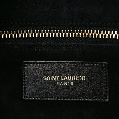 Saint Laurent Calfskin Classic Duffle 6 Black 6 of 10