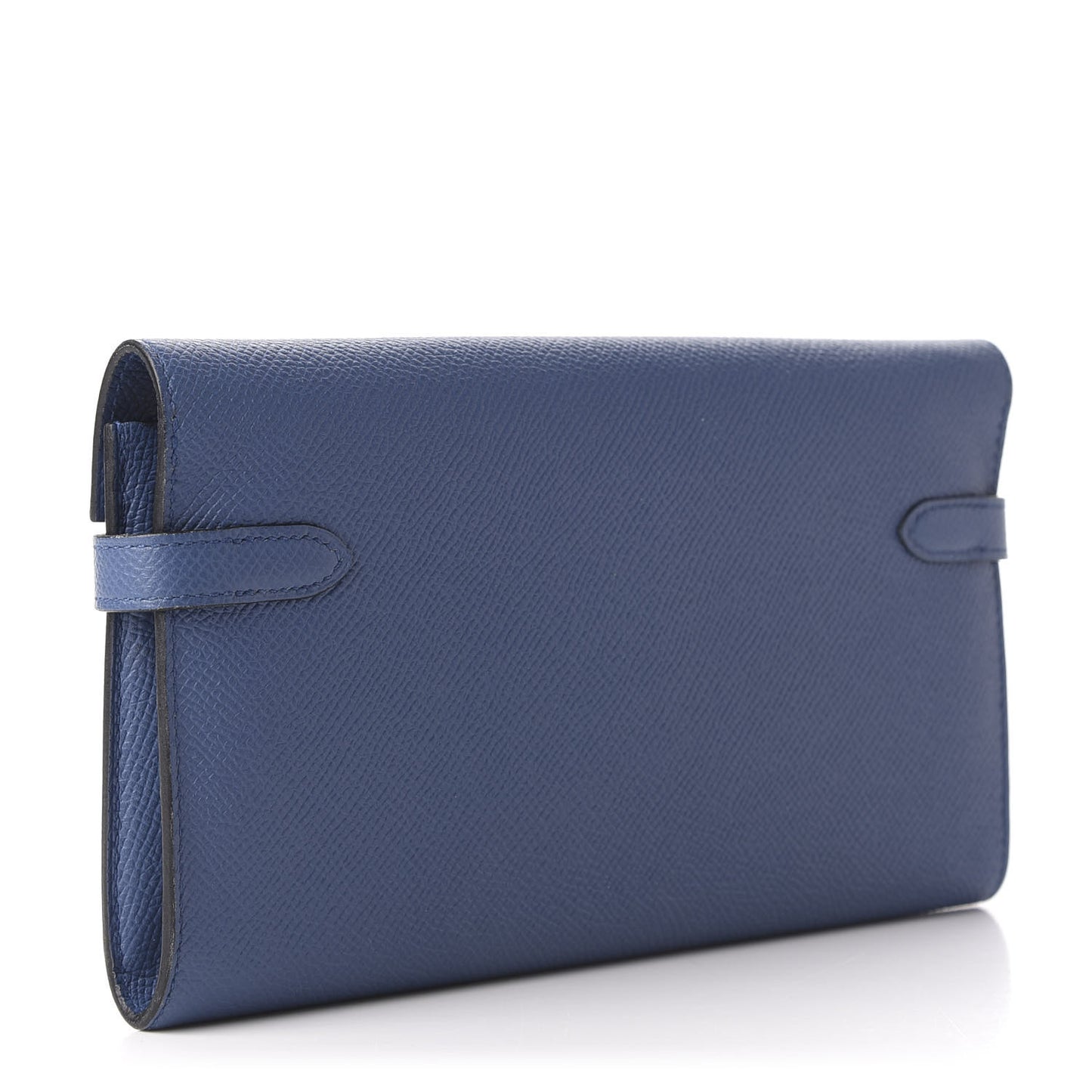 Epsom Kelly Longue Wallet Blue Agate