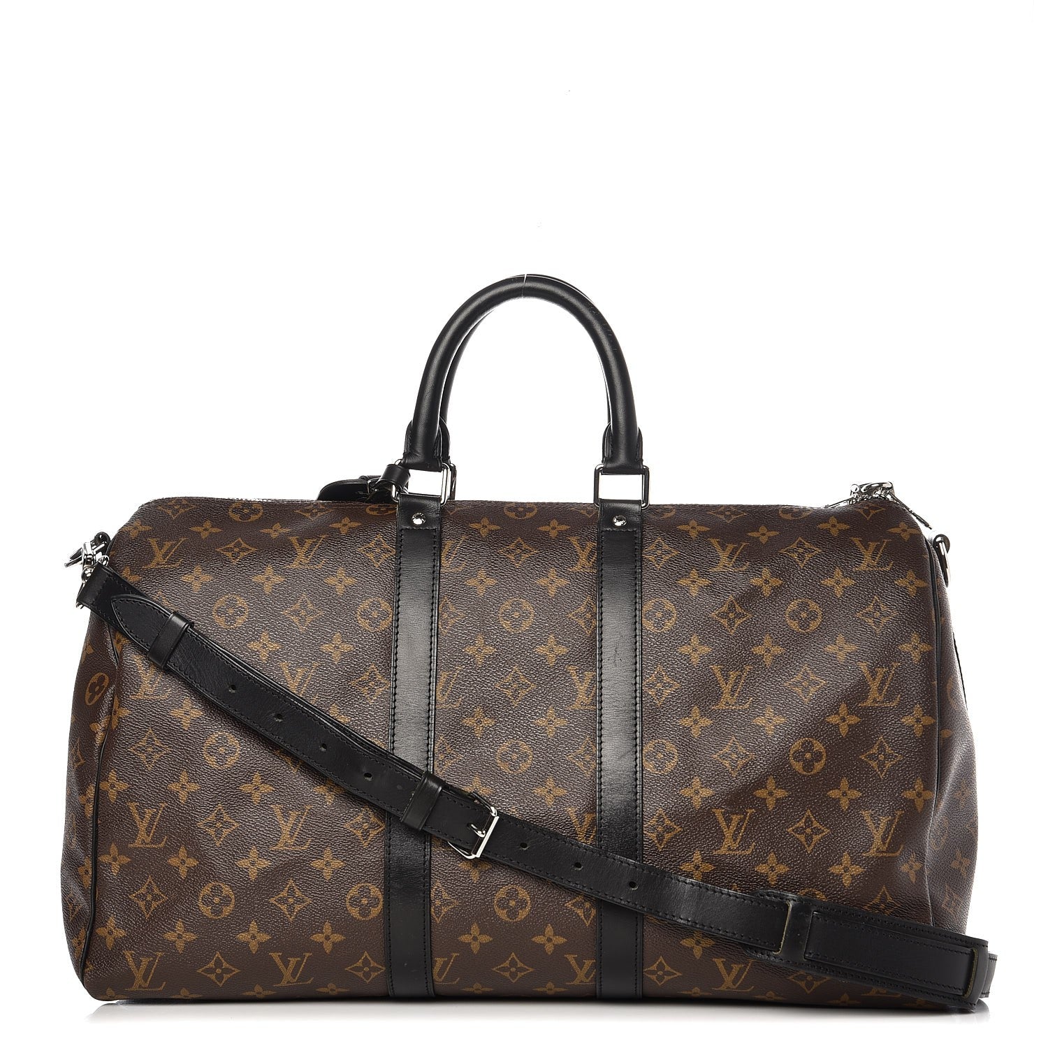Louis Vuitton Monogram Macassar Keepall Bandouliere 45 1 of 11