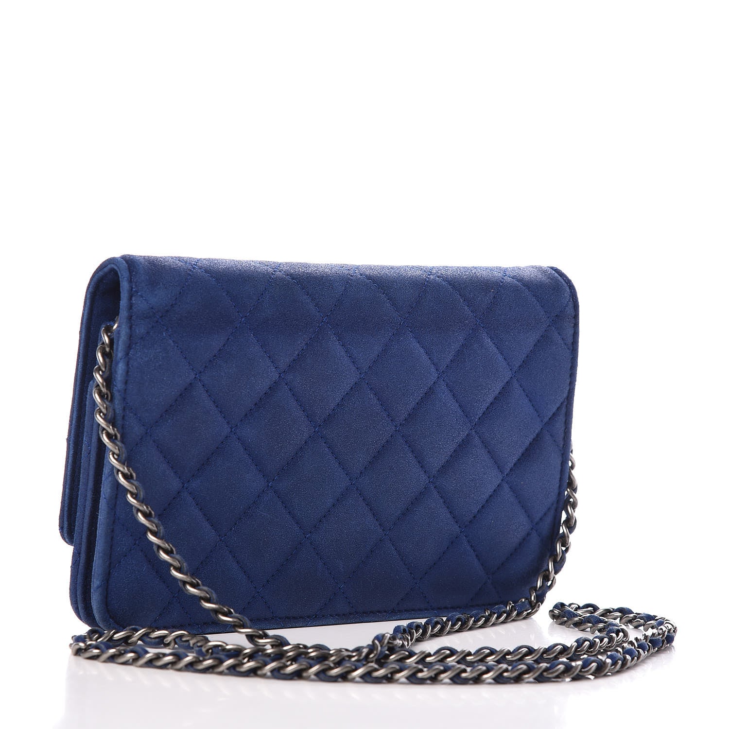 Chanel Iridescent Calfskin Quilted Wallet on Chain WOC 3 of 15
