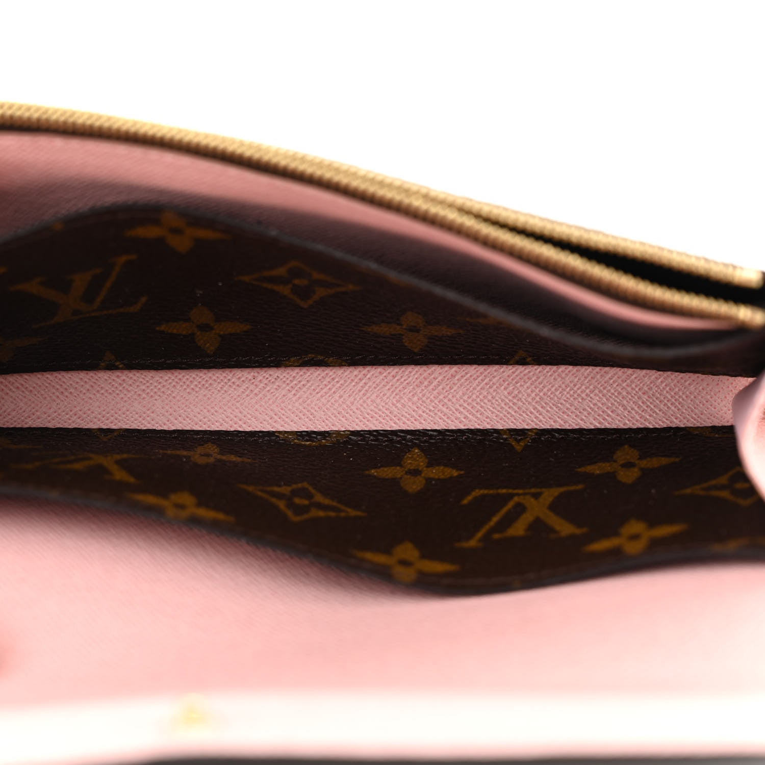 Louis Vuitton Monogram Emilie Wallet Rose Ballerine 5 of 12