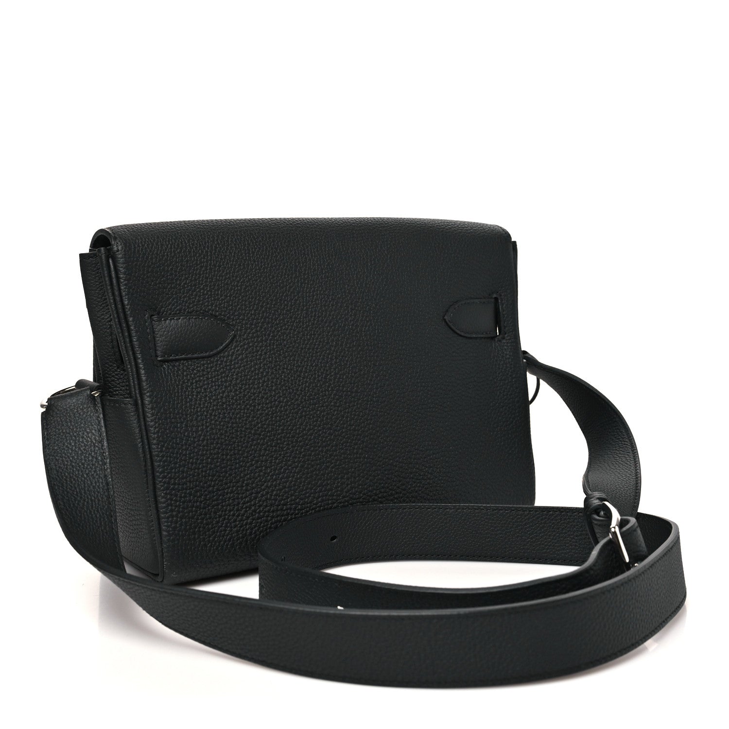 Hermes Togo Kelly Messenger PM Black 3 of 10
