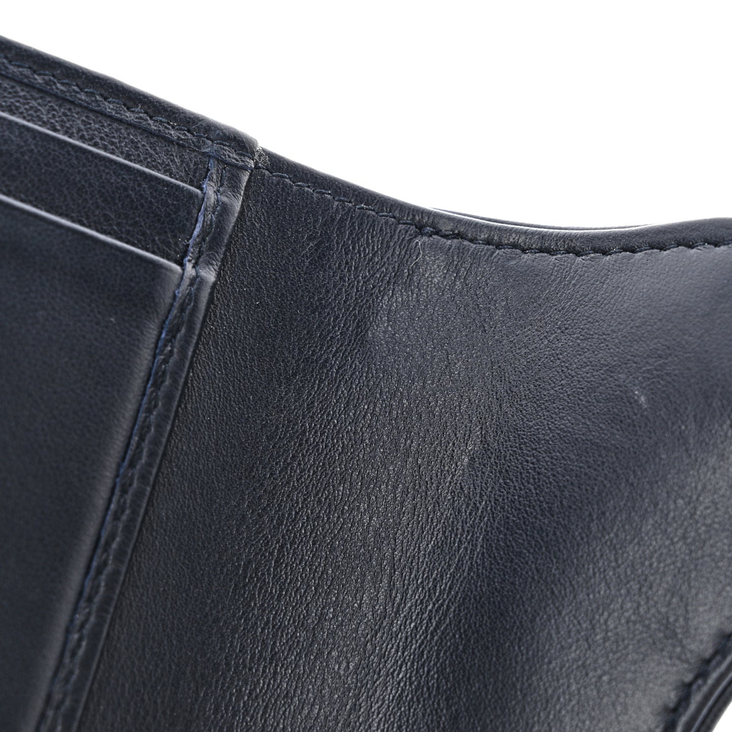 Oblique Saddle Lotus Wallet Blue