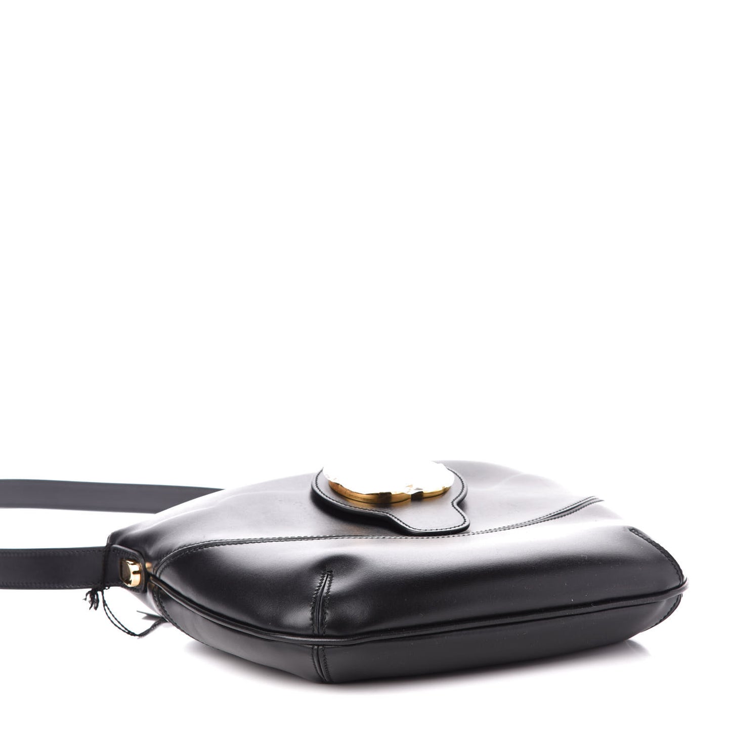 Calfskin Medium Arli Shoulder Bag Black