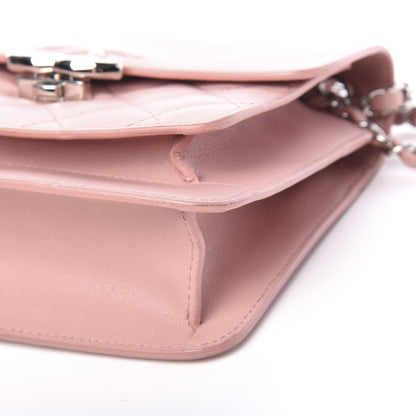 Chanel Goatskin Quilted CC Box Flap Pink 8 of 13