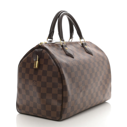 Louis Vuitton Damier Ebene Speedy 30 4 of 12