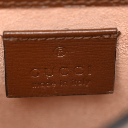 Gucci GG Supreme Monogram Mini Horsebit 1955 Crossbody Bag Beige Brown Sugar 6 of 11