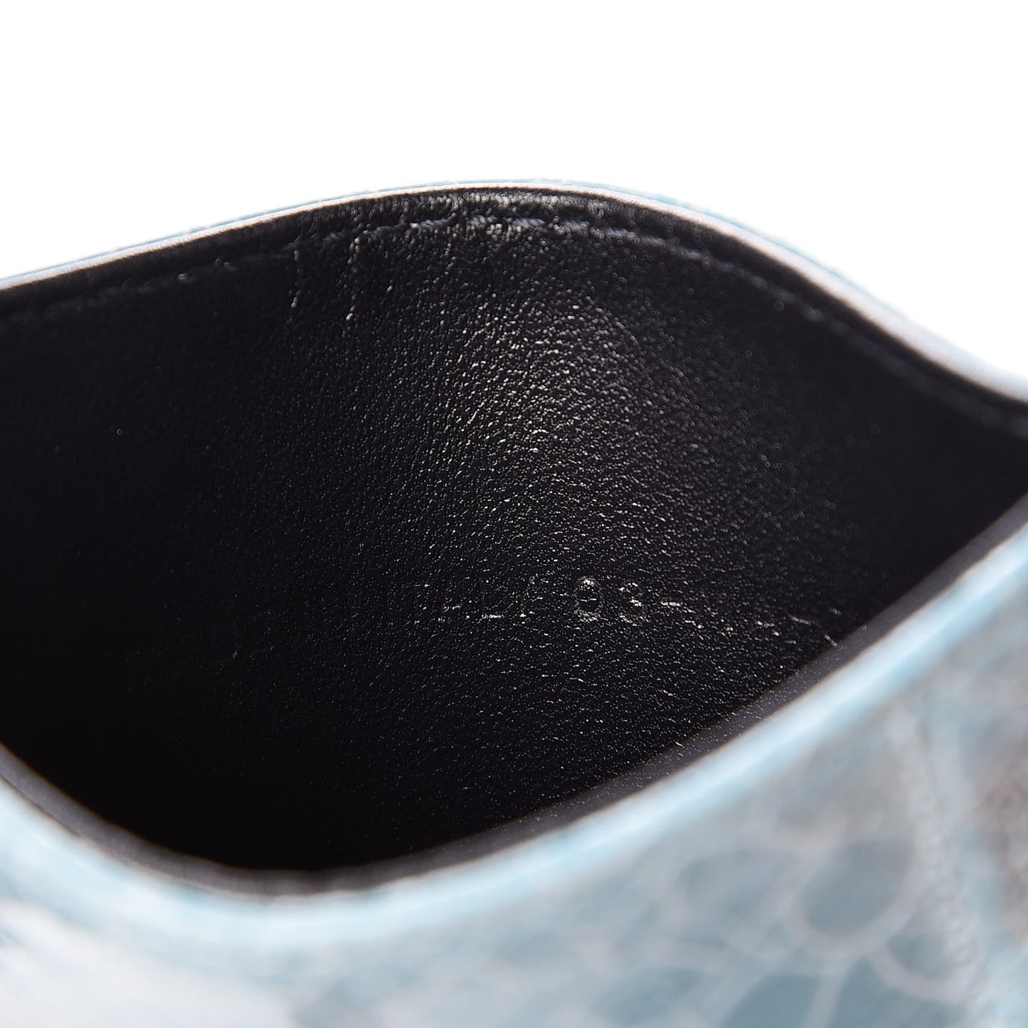 Ceramic Effect Cannage Diorama Card Holder Light Blue