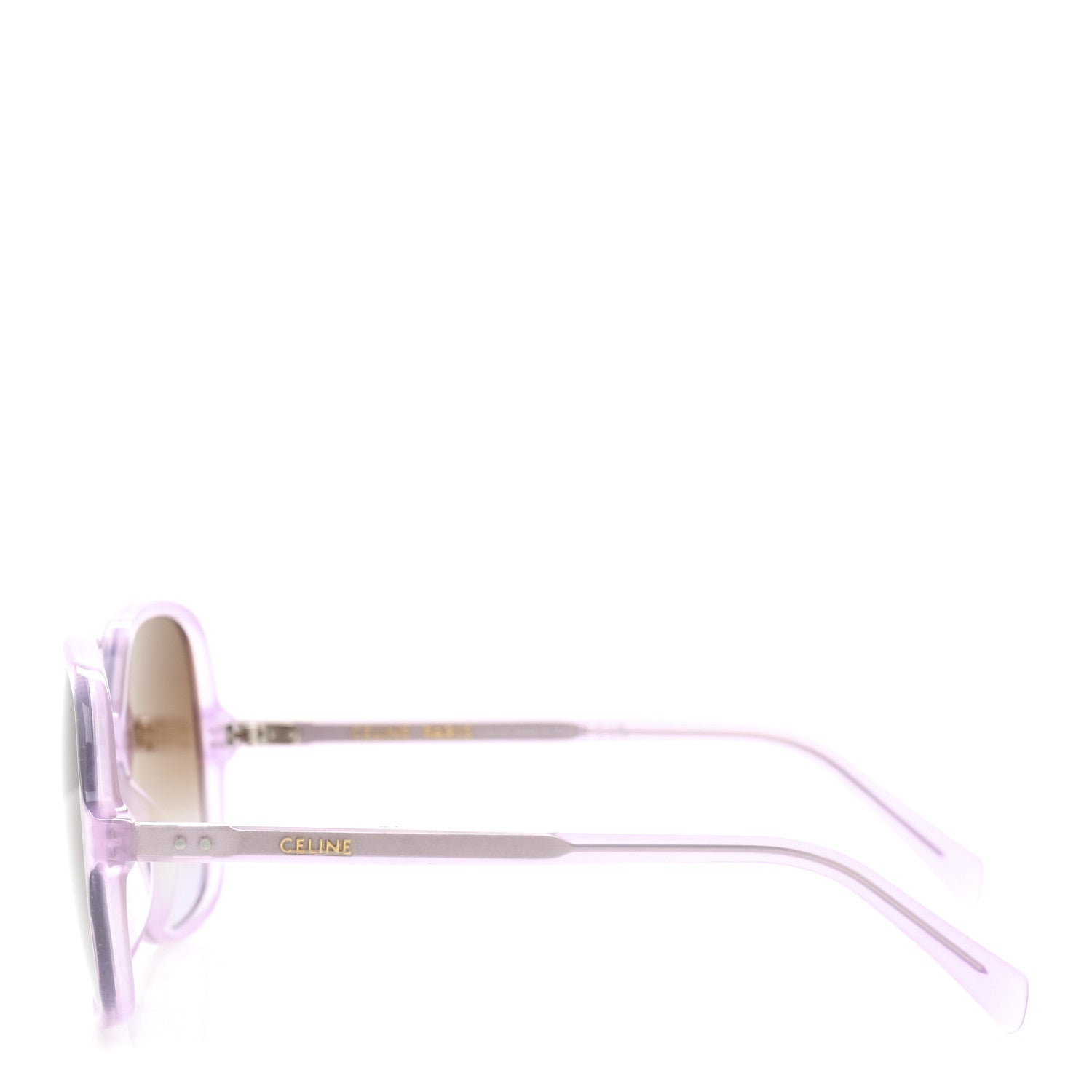 Celine Acetate Square Sunglasses CL40244U Purple 3 of 7