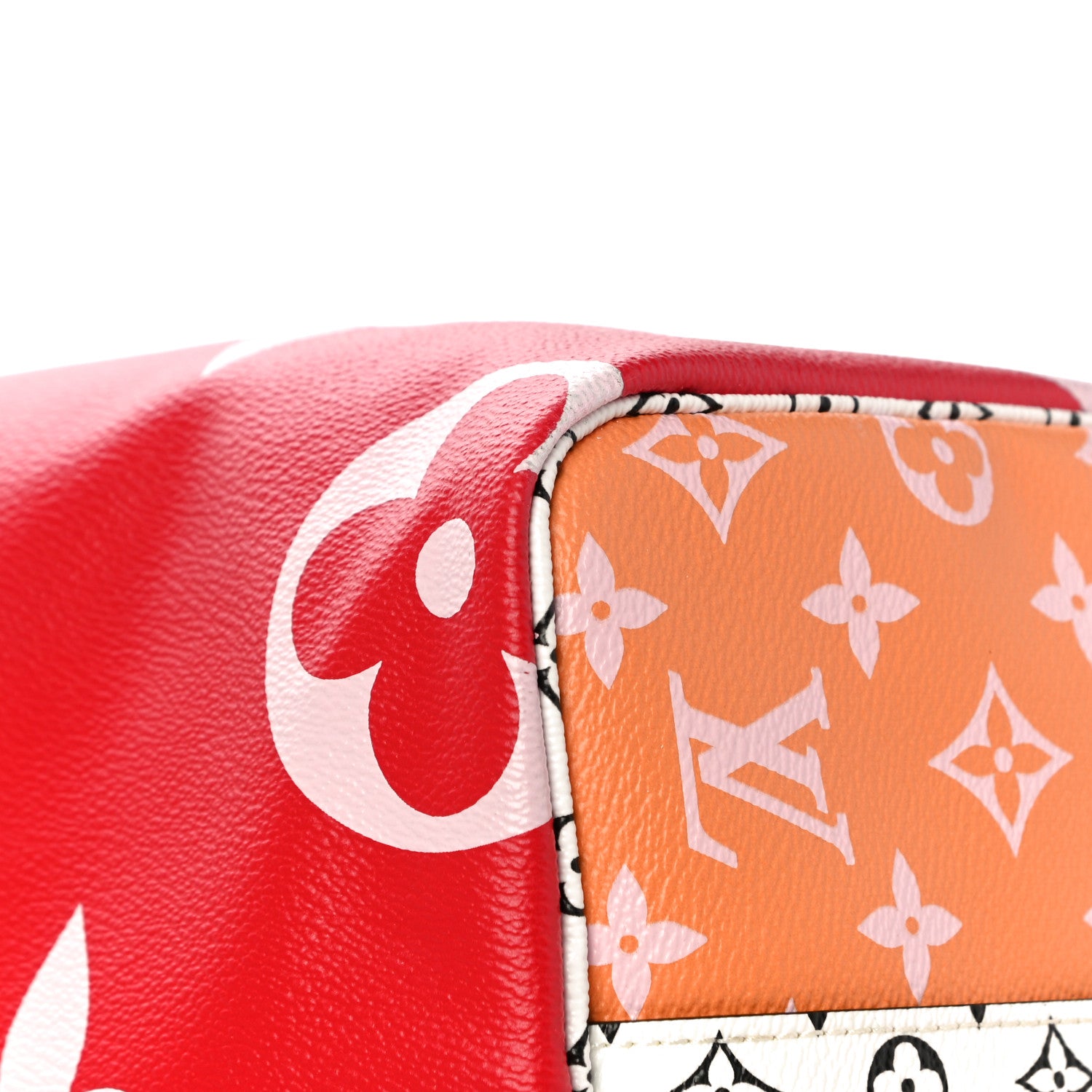 Louis Vuitton Monogram Giant Speedy Bandouliere 30 Rouge 9 of 11