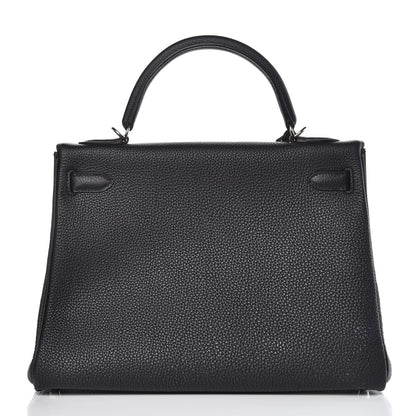 Hermes Togo Kelly Retourne 32 Black 5 of 42