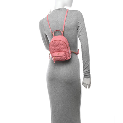 Christian Dior Lambskin Cannage Mini Backpack Peach Blossom 3 of 10